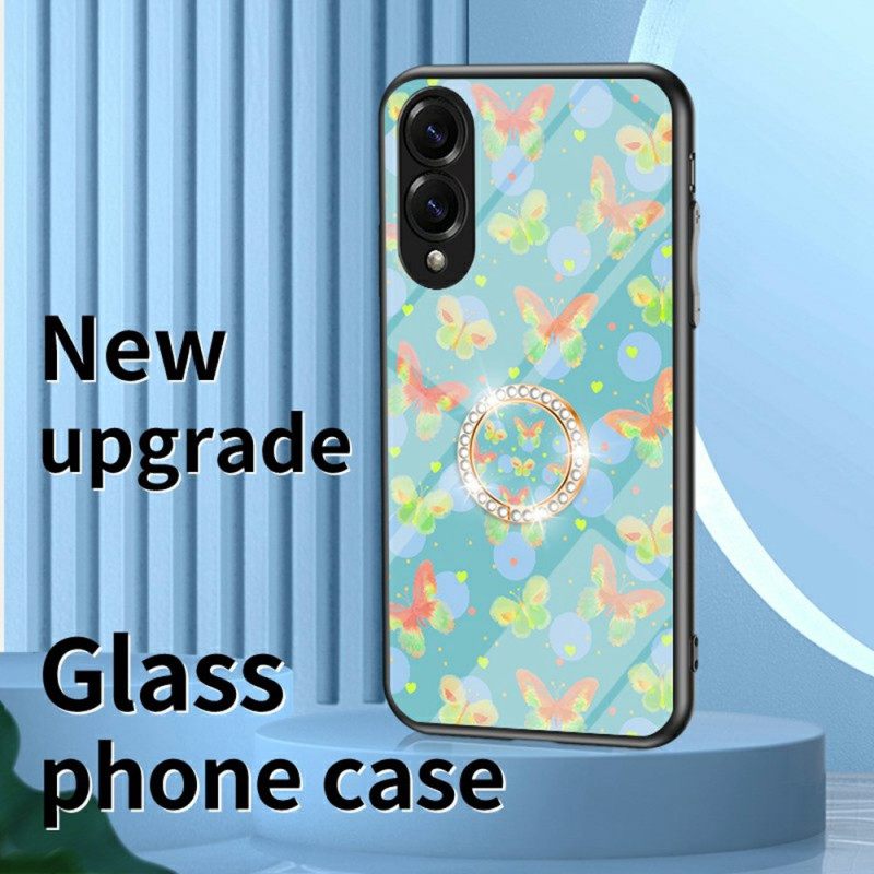 Κάλυμμα Samsung Galaxy S25 5g Edge Πεταλούδα Από Σκληρυμένο Γυαλί