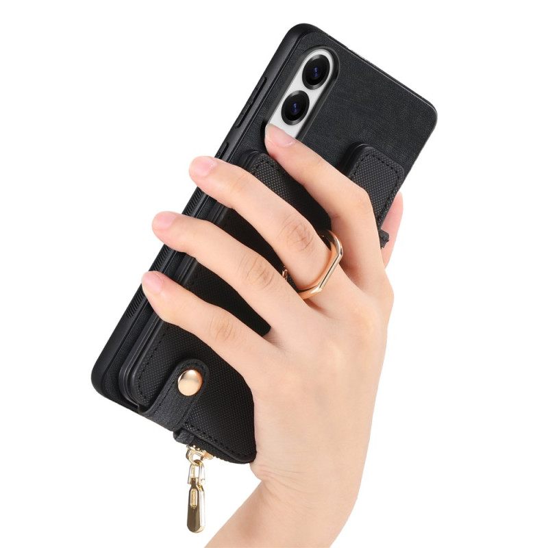 Κάλυμμα Samsung Galaxy S25 5g Edge Πορτοφόλι & Βάση