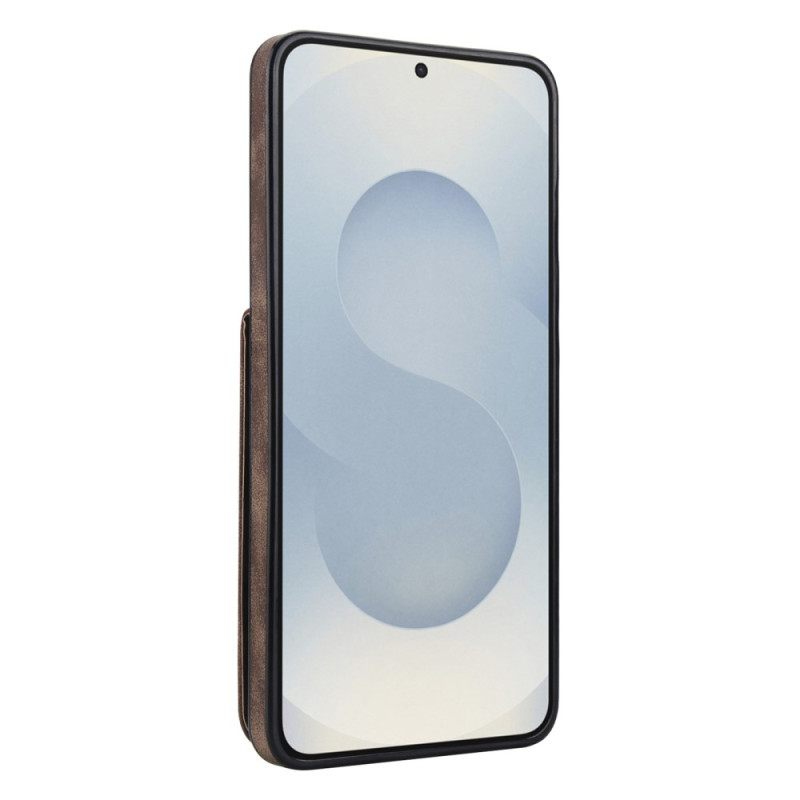 Κάλυμμα Samsung Galaxy S25 5g Edge Πορτοφόλι Με Φερμουάρ Και Τεχνολογία Rfid