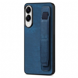 Κάλυμμα Samsung Galaxy S25 5g Edge Ρετρό Στυλ Με Λουράκι Βάσης