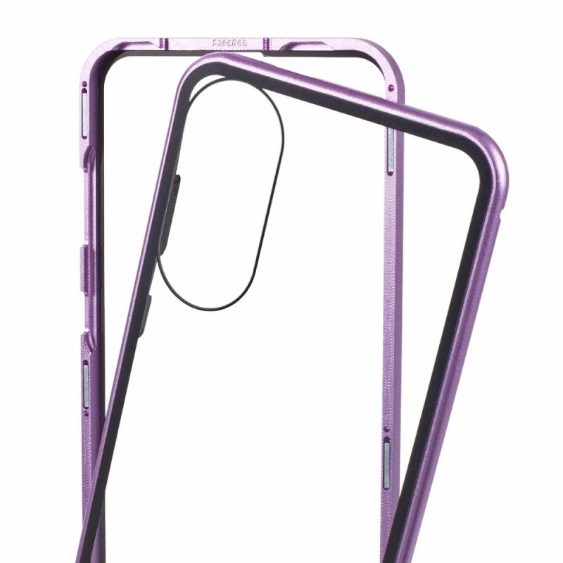 Κάλυμμα Samsung Galaxy S25 5g Edge Σκληρυμένο Γυαλί Και Μαγνητικό Πλαίσιο