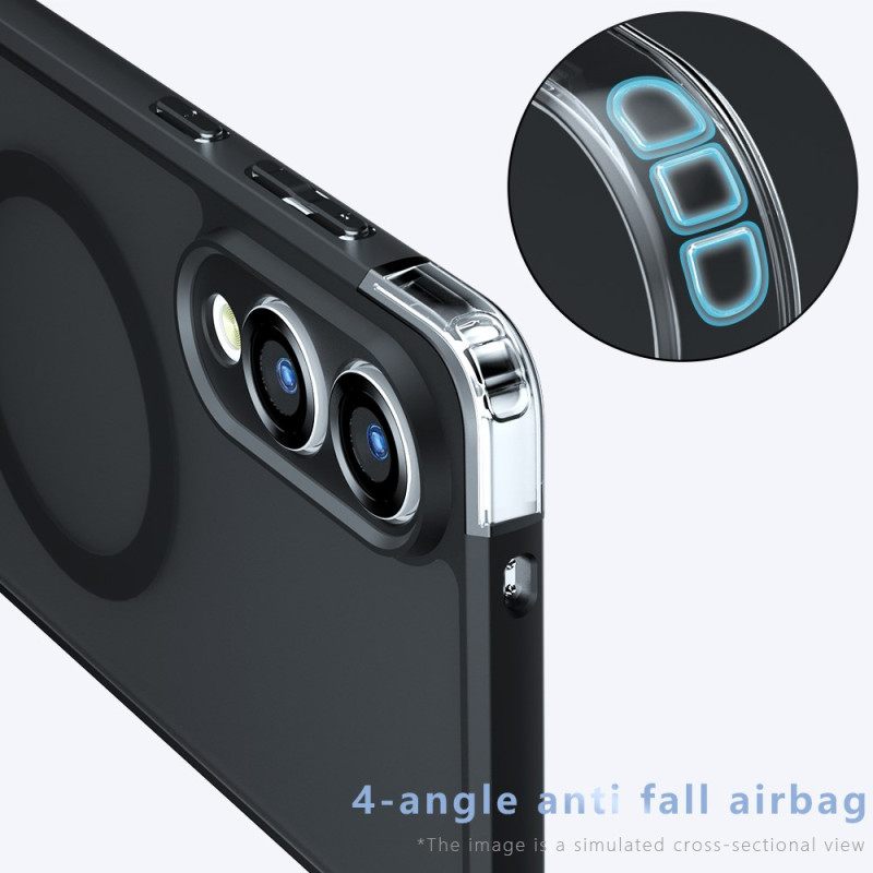 Κάλυμμα Samsung Galaxy S25 5g Edge Συμβατό Με Magsafe Mate Σιλικόνης