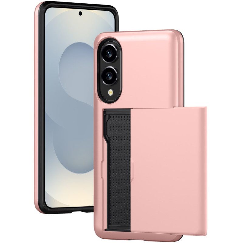 Κάλυμμα Samsung Galaxy S25 5g Edge Συρόμενη Θήκη Καρτών Σιλικόνης