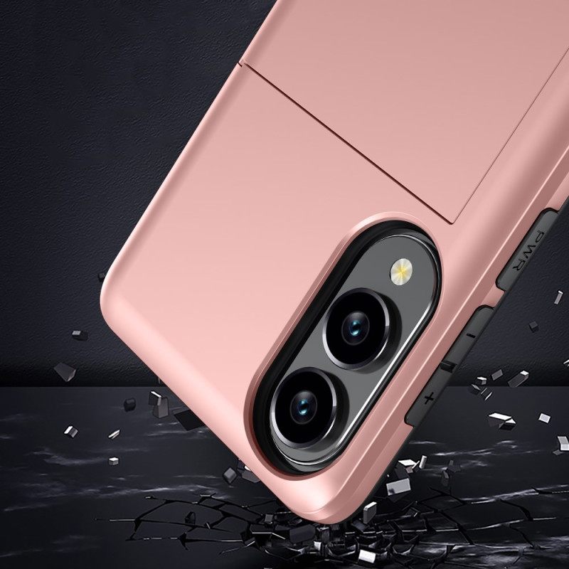 Κάλυμμα Samsung Galaxy S25 5g Edge Συρόμενη Θήκη Καρτών Σιλικόνης