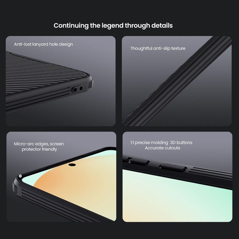 Κάλυμμα Samsung Galaxy S25 5g Edge Θήκες Κινητών Camshield Pro Με Συρόμενο Κάλυμμα Κάμερας Nillkin