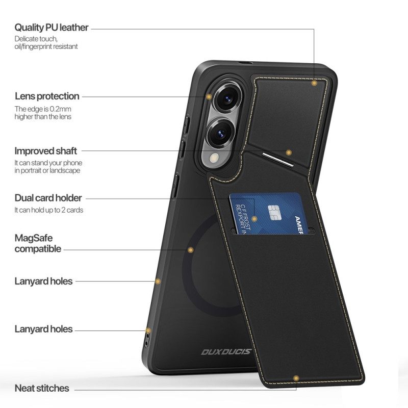 Κάλυμμα Samsung Galaxy S25 5g Edge Θήκες Κινητών Μαγνητική Με Θήκη Κάρτας