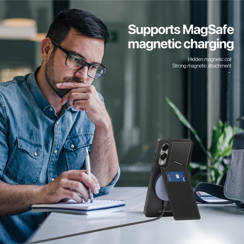 Κάλυμμα Samsung Galaxy S25 5g Edge Θήκες Κινητών Μαγνητική Με Θήκη Κάρτας