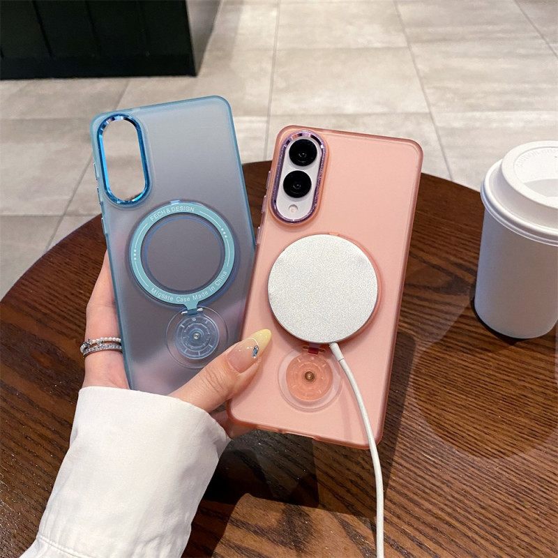 Κάλυμμα Samsung Galaxy S25 5g Edge Θήκες Κινητών Συμβατό Με Magsafe Με Γυαλιστερό Χρώμα