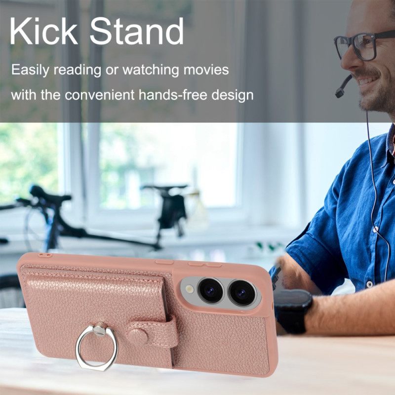 Κάλυμμα Samsung Galaxy S25 5g Edge Θήκη Δαχτυλιδιού Και Θήκη Καρτών