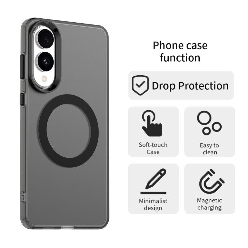 Κάλυμμα Samsung Galaxy S25 5g Edge Υβριδικό Συμβατό Με Magsafe Σιλικόνης