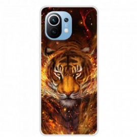 Θήκη Xiaomi Mi 11 5G Τίγρης Της Φωτιάς