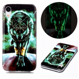 Θήκη iPhone XR Σειρά Fluorescent Wolf