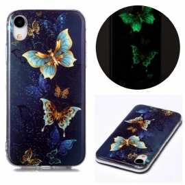 θηκη κινητου iPhone XR Σειρά Fluorescent Butterflies
