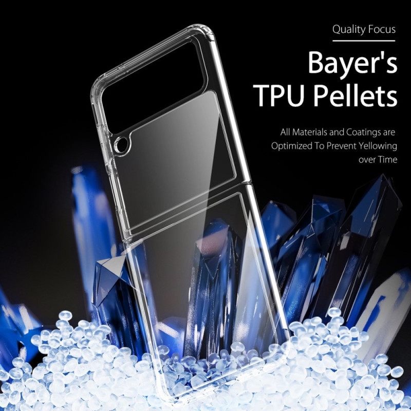 Θήκη Samsung Galaxy Z Flip 4 Θήκη Flip Διαφανές Dux Ducis