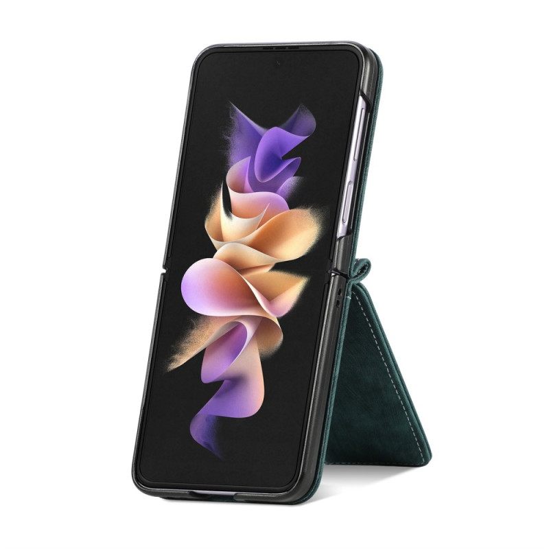 Θήκη Samsung Galaxy Z Flip 4 Θήκη Flip Κάτοχος Κάρτας / Πορτοφόλι
