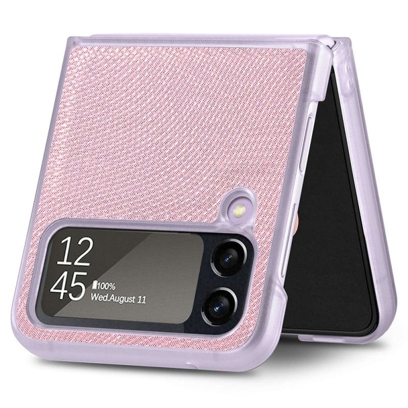 Θήκη Samsung Galaxy Z Flip 4 Θήκη Flip Στυλ Φιδιού Σε Καθαρή Σιλικόνη