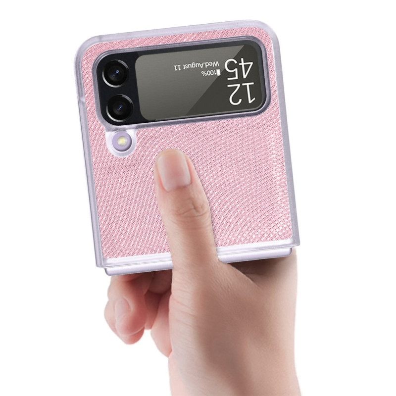 Θήκη Samsung Galaxy Z Flip 4 Θήκη Flip Στυλ Φιδιού Σε Καθαρή Σιλικόνη