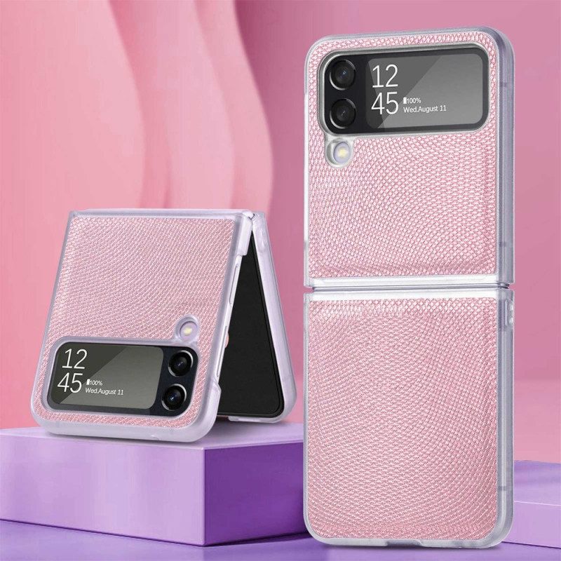 Θήκη Samsung Galaxy Z Flip 4 Θήκη Flip Στυλ Φιδιού Σε Καθαρή Σιλικόνη