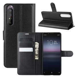 Κάλυμμα Sony Xperia 1 II Litchi Faux Leather