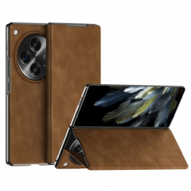 Δερματινη Θηκη Oppo Find N3 Κλασικό Δέρμα Nappa Σιλικόνης