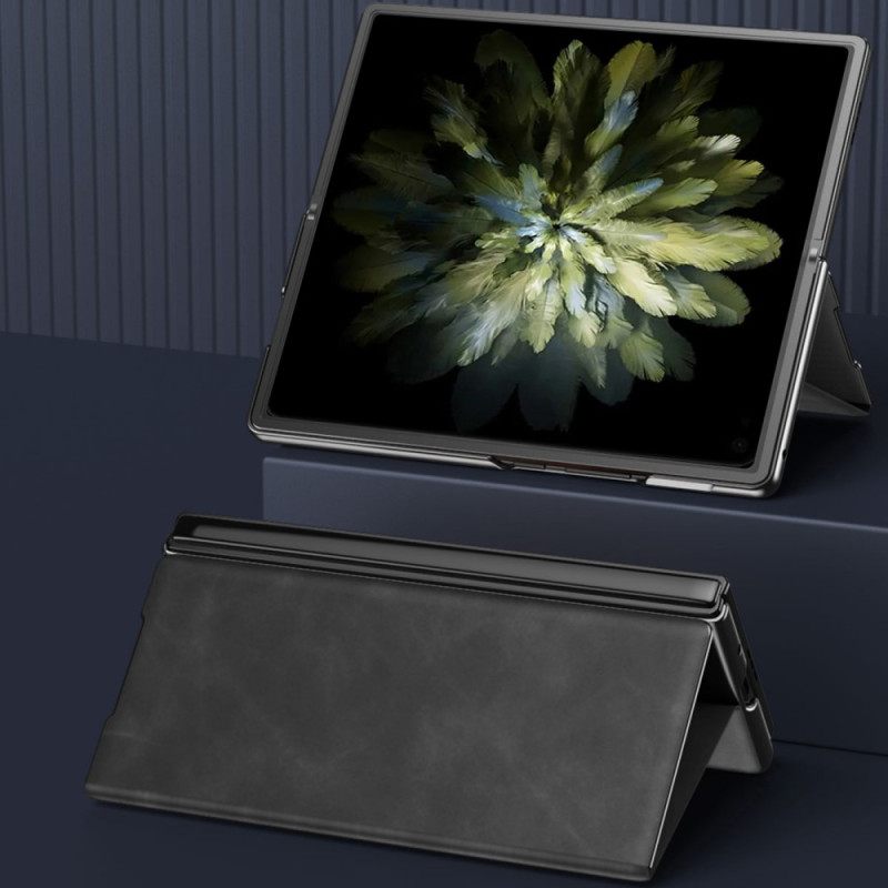 Δερματινη Θηκη Oppo Find N3 Κλασικό Δέρμα Nappa Σιλικόνης