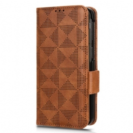 Δερματινη Θηκη Oppo Find N3 Τριγωνικό Μοτίβο