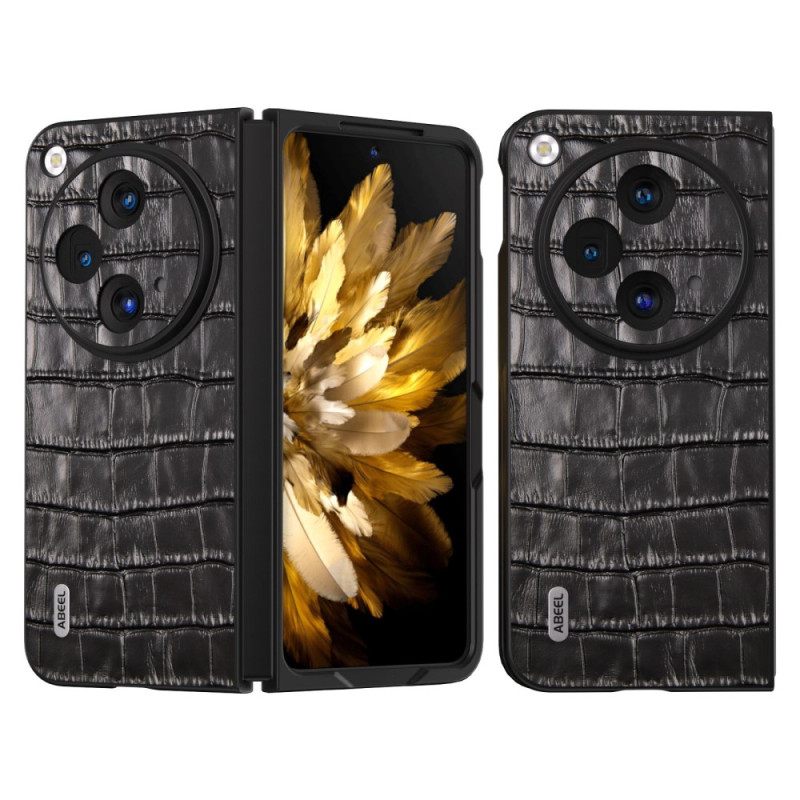 Κάλυμμα Oppo Find N3 Abeel Crocodile Skin Effect