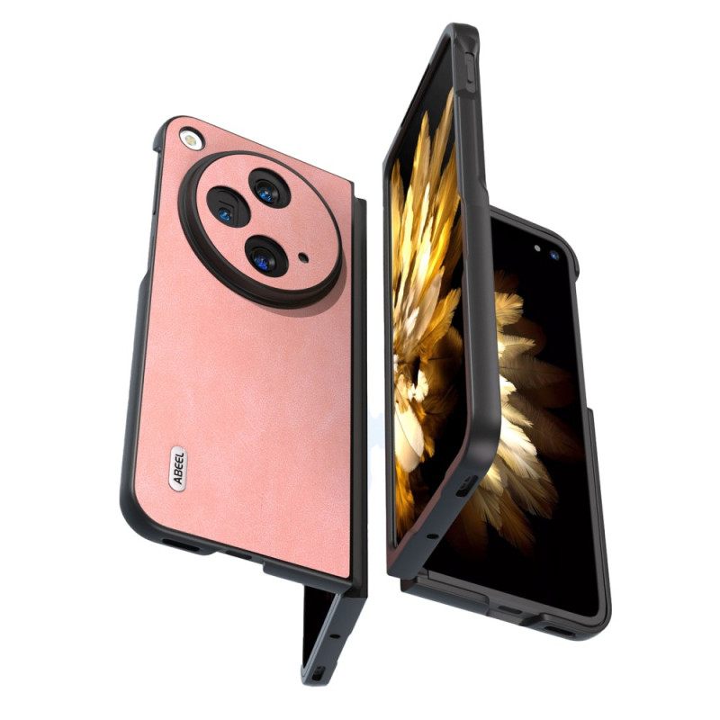 Κάλυμμα Oppo Find N3 Abeel Neutral Faux Leather