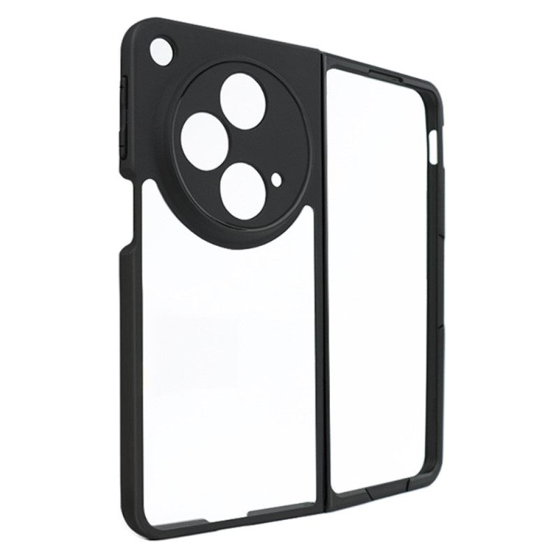 Κάλυμμα Oppo Find N3 Διαφανές Με Μαύρο Περίγραμμα