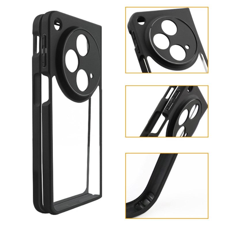 Κάλυμμα Oppo Find N3 Διαφανές Με Μαύρο Περίγραμμα