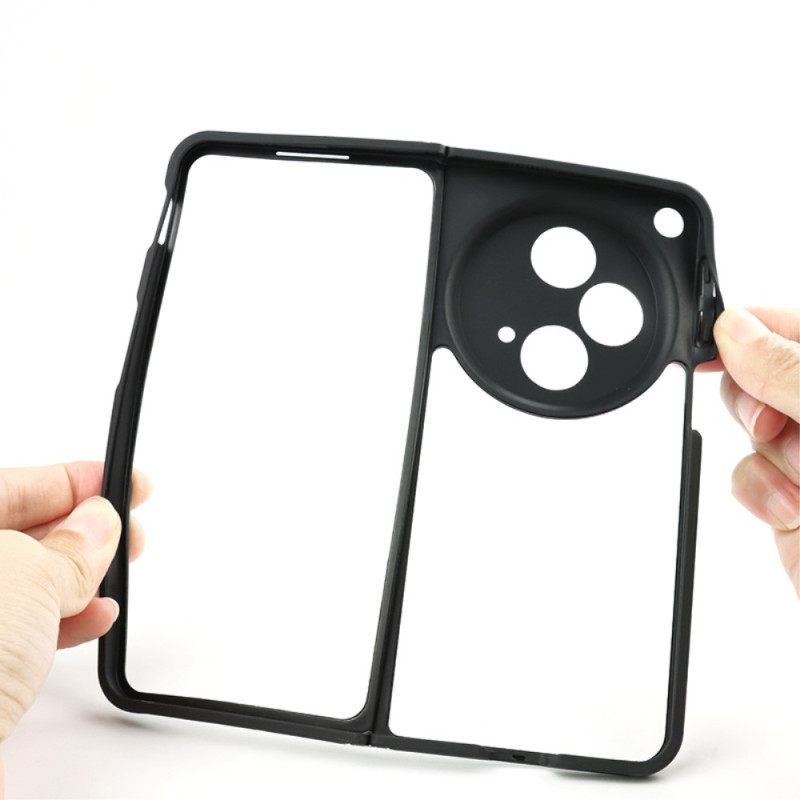 Κάλυμμα Oppo Find N3 Διαφανές Με Μαύρο Περίγραμμα