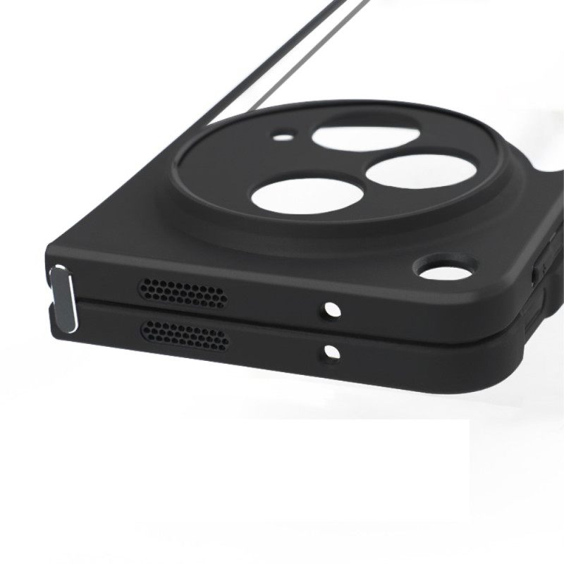 Κάλυμμα Oppo Find N3 Διαφανές Με Μαύρο Περίγραμμα