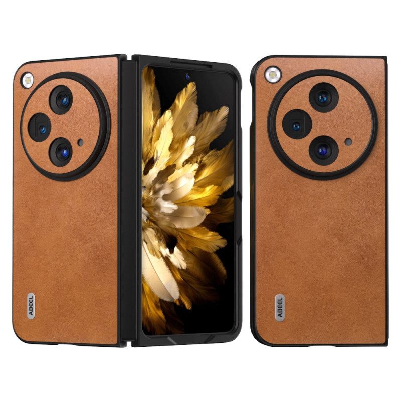 Κάλυμμα Oppo Find N3 Ματ Συνθετικό Δέρμα Abeel Σιλικόνης