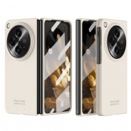 Κάλυμμα Oppo Find N3 Με Προστατευτικό Οθόνης Από Σκληρυμένο Γυαλί Σιλικόνης