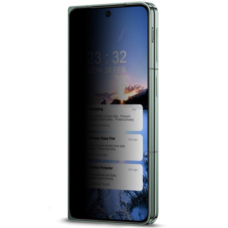 Προστατευτικό Οθόνης Από Σκληρυμένο Γυαλί Κατά Των Κατασκοπειών Για Oppo Find N3 / Oneplus Open Μπροστινή Οθόνη Imak