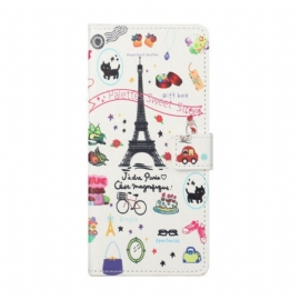 δερματινη θηκη Xiaomi Redmi Note 10 5G Αγαπώ Το Παρίσι