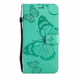 δερματινη θηκη Xiaomi Redmi Note 10 5G Γιγαντιαίες Πεταλούδες