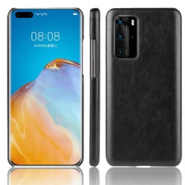 Θήκη Huawei P40 Pro Δερμάτινο Εφέ Litchi Performance