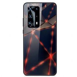 Θήκη Huawei P40 Pro Red Rayon Tempered Glass