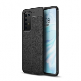 θηκη κινητου Huawei P40 Pro Δερμάτινο Εφέ Litchi Double Line