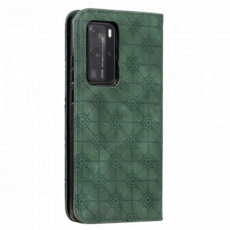 θηκη κινητου Huawei P40 Pro Θήκη Flip Εκτύπωση Αστεριών