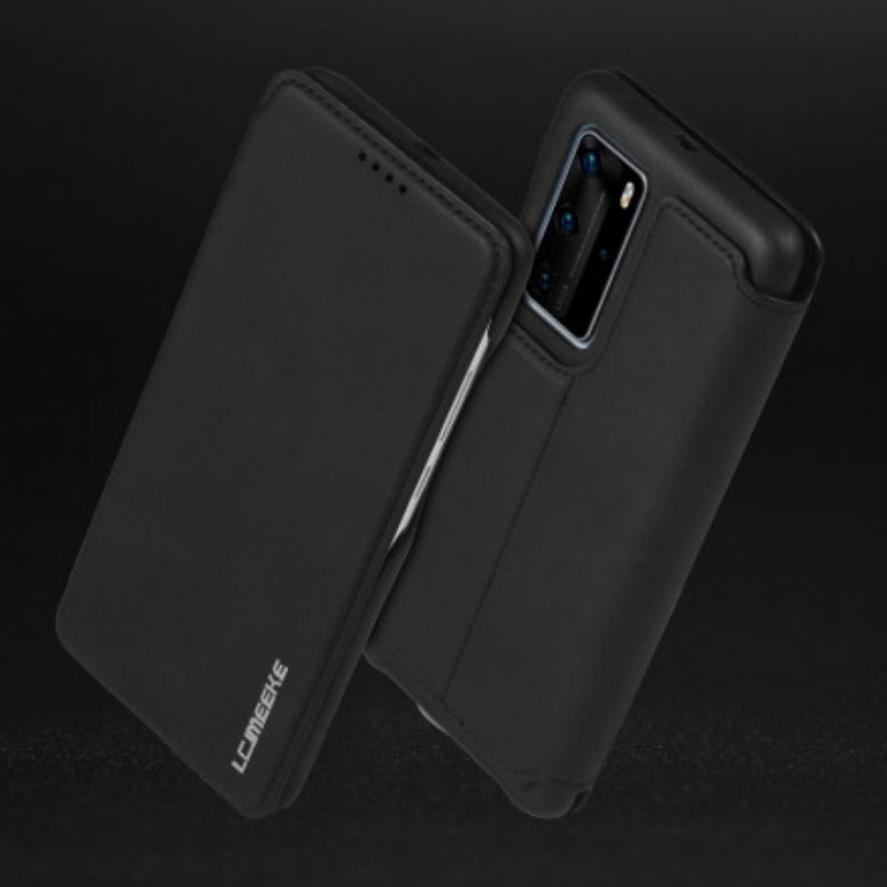 θηκη κινητου Huawei P40 Pro Θήκη Flip Lc.imeeke Leather Effect