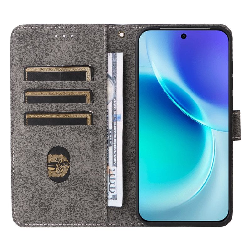 Δερματινη Θηκη Vivo X300 Στράπλες Με Εφέ Σουέτ