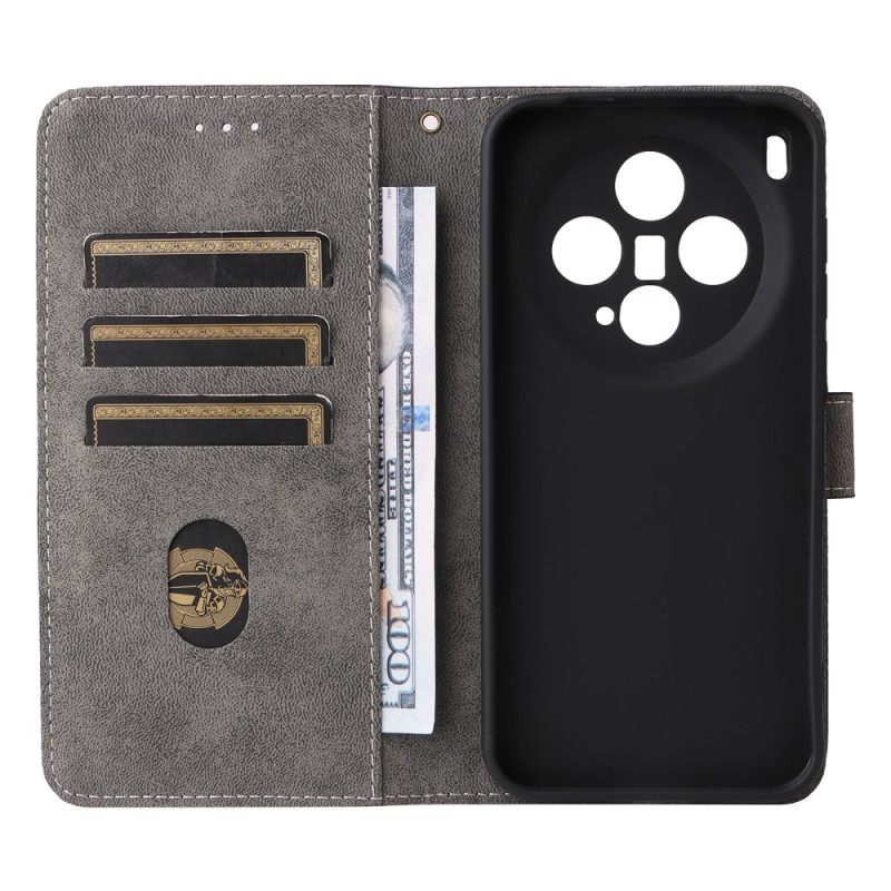 Δερματινη Θηκη Vivo X300 Στράπλες Με Εφέ Σουέτ