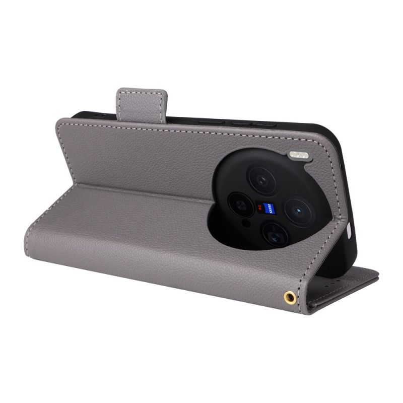 Δερματινη Θηκη Vivo X300 Στράπλες Τεχνητό Δέρμα Σιλικόνης