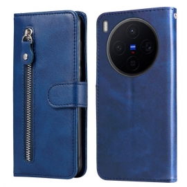 Δερματινη Θηκη Vivo X300 Τσέπη Με Φερμουάρ