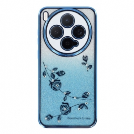 Κάλυμμα Vivo X300 Kadem Λουλούδι Και Στρας Σιλικόνης