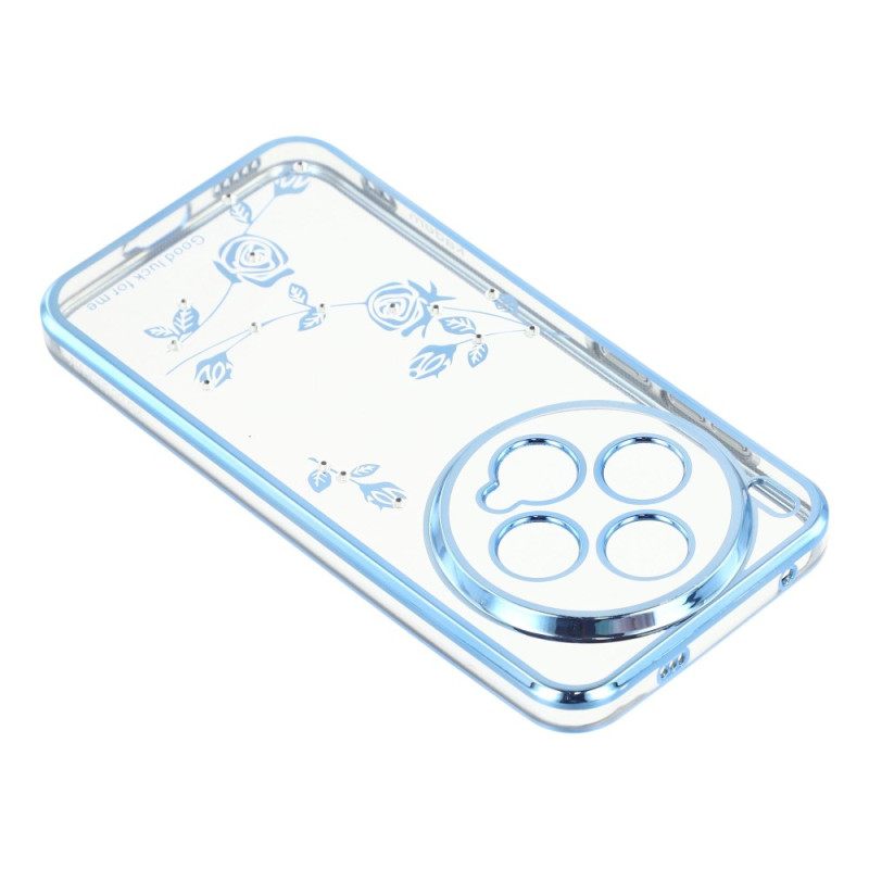 Κάλυμμα Vivo X300 Kadem Με Στρας Και Λουλούδι