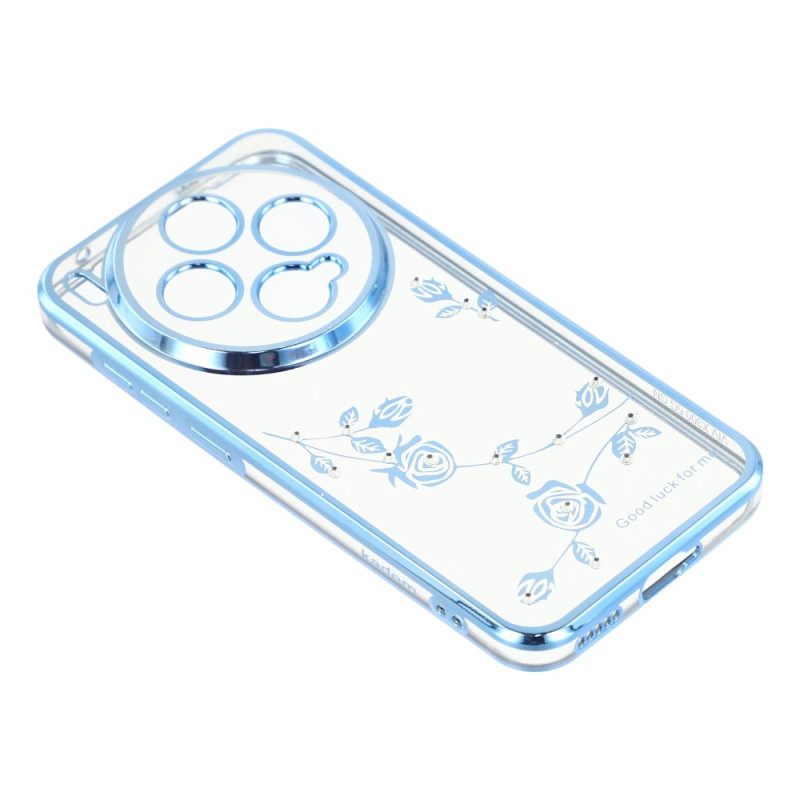 Κάλυμμα Vivo X300 Kadem Με Στρας Και Λουλούδι