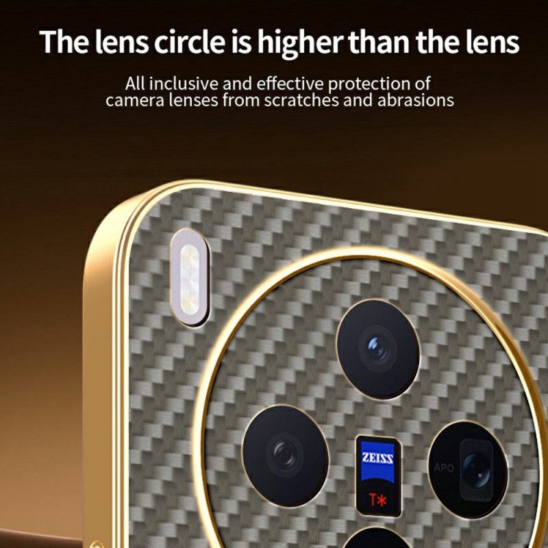 Κάλυμμα Vivo X300 Υφή Από Ίνες Άνθρακα Σιλικόνης